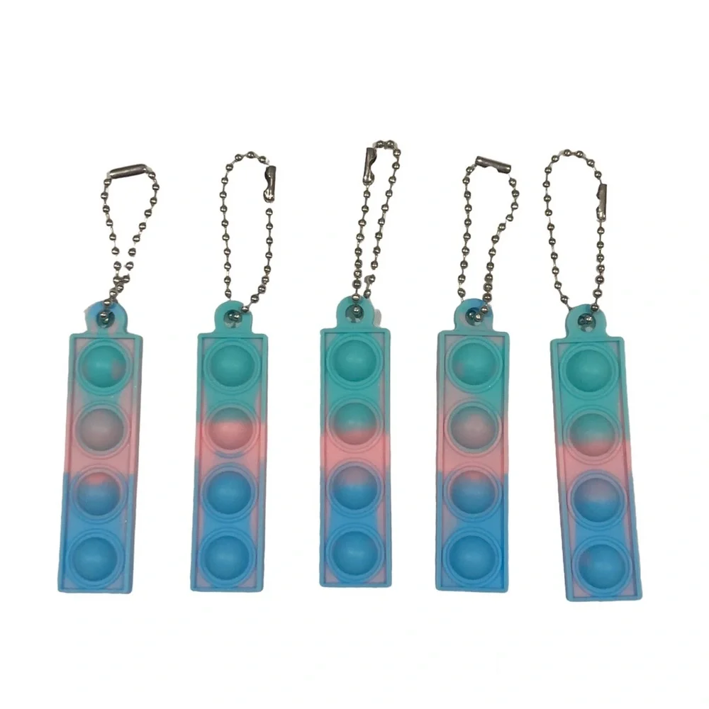 Mini Pop Fidget Keychain Set - Picture 3 of 8